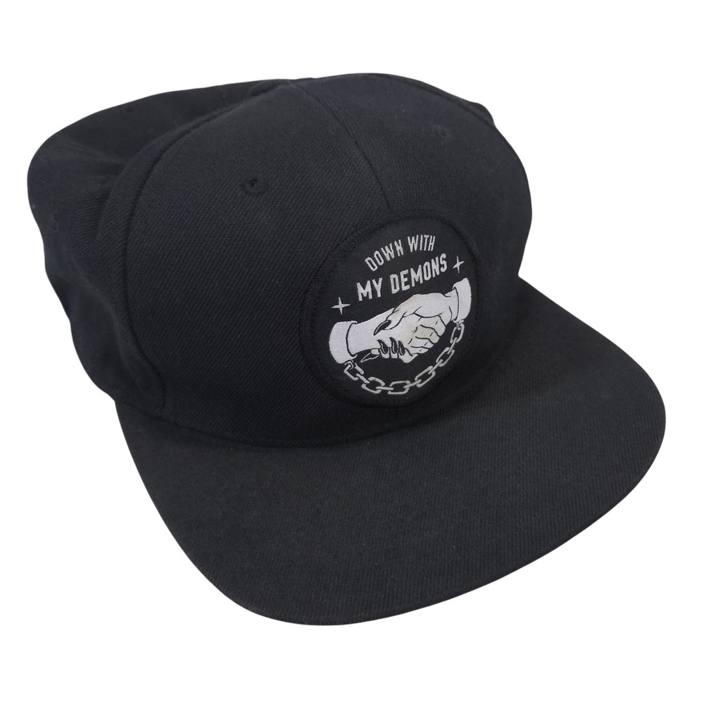 Lurking Class by Sketchy Tank Snapback Hat Down With My Demons Black Cap